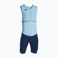 Férfi triatlonruha Joma Record III Bodysuit égszínkék-sárga
