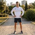 Férfi Joma Record III Full Zip futópulóver fehér 7