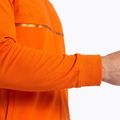 Férfi Joma Record III Full Zip futópulóver narancssárga színben 4