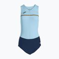 Női triatlon fürdőruha Joma Record III Bodysuit égszínkék-sárga