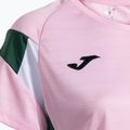Női tenisz póló Joma Montreal rózsaszín/zöld 4