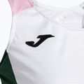 Női teniszpóló Joma Montreal fehér/zöld 3