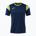 Férfi teniszpóló Joma Terra dark navy/lime