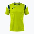 Férfi teniszpóló Joma Terra lime/dark navy