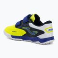 Gyerek focicipő Joma Cancha Jr IN fluor yellow 3
