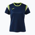 Női teniszpóló Joma Terra dark navy/lime