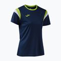 Női teniszpóló Joma Terra dark navy/lime 3