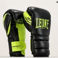 Leone Carbon22 fekete-zöld bokszkesztyűk GN222 16