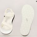Női túraszandálok Teva Flatform Universal Mesh Print világos fehér 11