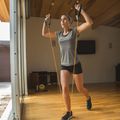 SKLZ Ellenállókábel gumikészlet 15lb (4´Kábel + Rugalmas fogantyú + Ajtóhorgony) narancs/fekete 4