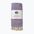 Jóga takaró JadeYoga Recycled Cotton Hand Loomed Yoga purple