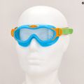 Speedo Sea Squad Gyermek úszómaszk Jr azúrkék/fluo zöld/fluo narancs/tiszta 7