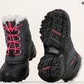 Columbia Rope Tow III WP Girl gyermek hócipő sötétszürke/hő rózsaszínű 19