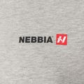 NEBBIA Minimalista logós férfi edzőpóló világosszürke 6