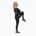 Női edző leggings NEBBIA Gold Print fekete 8270110 2
