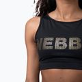 NEBBIA Gold Mesh Mini top fekete 8300110 4