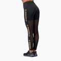 Női edző leggings NEBBIA Gold Mesh fekete 8290110 2