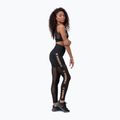 Női edző leggings NEBBIA Gold Mesh fekete 8290110 5