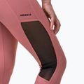 Női edzés leggings NEBBIA Mesh High-Waist régi rózsa 3
