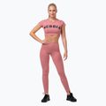 Női edzés leggings NEBBIA Mesh High-Waist régi rózsa 5