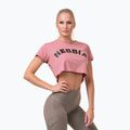NEBBIA női Loose Fit & Sporty Crop Top rózsaszín 5830710