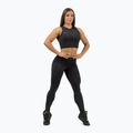 Női sport top NEBBIA Mesh Intense black/gold 2