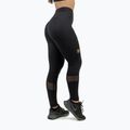 Női edző leggings NEBBIA Heart-Shaped Intense fekete/arany női edző leggings 2