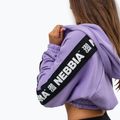 Női pulóver NEBBIA Crop Hoodie Iconic lila 4