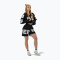 Női NEBBIA Training Cropped Hoodie Muscle Mami fekete 2