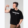 Férfi sportpóló NEBBIA Heavyweight Grind black 5