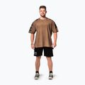 Férfi sportpóló NEBBIA Washed-Off Lifting Club light brown 2