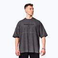 Férfi sportpóló NEBBIA Washed-Off Heavyweight No Shortcuts black