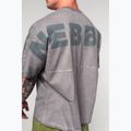 Férfi sportpóló NEBBIA Washed-Off Heavyweight No Shortcuts light grey 5