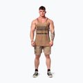 Férfi thermo trikó NEBBIA Washed-Off Stringer Max Out light brown 2