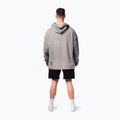 Férfi edző pulóver NEBBIA Washed-Off Hoodie NO BS világosszürke 3