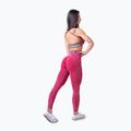 Női edző leggings NEBBIA mosott magas derekú Legacy piros 3