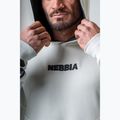 Férfi pulóver NEBBIA Hero Hoodie light grey 3