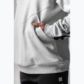 Férfi pulóver NEBBIA Hero Hoodie light grey 4