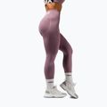 Női edzőleggingsek NEBBIA Flow Seamless Hight Waist Push Up pink 4