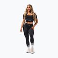 Női edzőleggingsek NEBBIA Flow Seamless Push Up Black 2