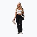 Női edzőleggingsek NEBBIA Flow Seamless High Waist Sculpting Flared Black 2