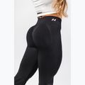 Női edzőleggingsek NEBBIA Flow Seamless High Waist Sculpting Flared Black 5