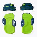 Kiteboard párnák és hevederek CrazyFly Hexa II Binding Small kék-zöld T016-0264