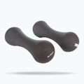 Kézisúlyzók GymBeam Neoprene Dumbbells 2 x 3 kg dark grey
