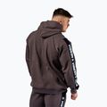 Férfi pulóver NEBBIA Hero Hoodie brown 4
