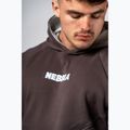 Férfi pulóver NEBBIA Hero Hoodie brown 5