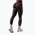 Női edzőleggings NEBBIA Power sötétbarna 3