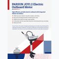 Elektromos motor Parsun Joy 1.2 S with battery white 2
