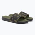 Férfi Coqui Speedy hadsereg zöld relax flip-flopok 4
