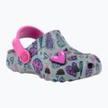 Coqui Little Frog mid.grey/fuchsia love/amulet gyermek szandálok 8